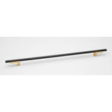 Alno - 12'' Pull Smooth Bar - Champagne, Matte Black