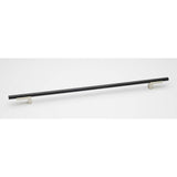 Alno - 12'' Pull Smooth Bar - Matte Nickel-Matte Black