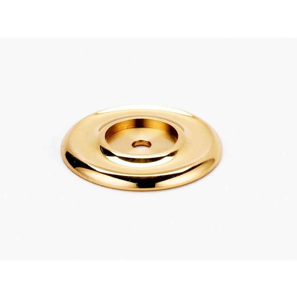 Alno - 1 1/4'' Backplate - Unlacquered Brass