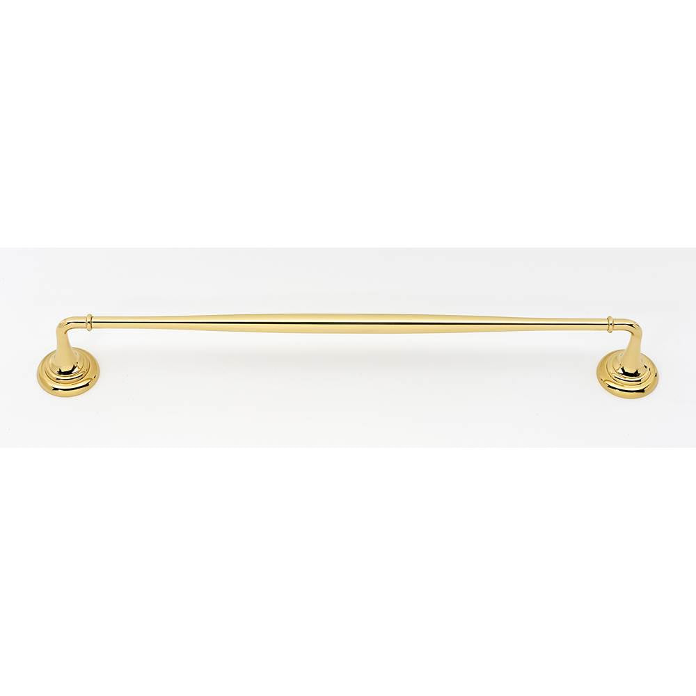 Alno - 18'' Towel Bar - Unlacquered Brass