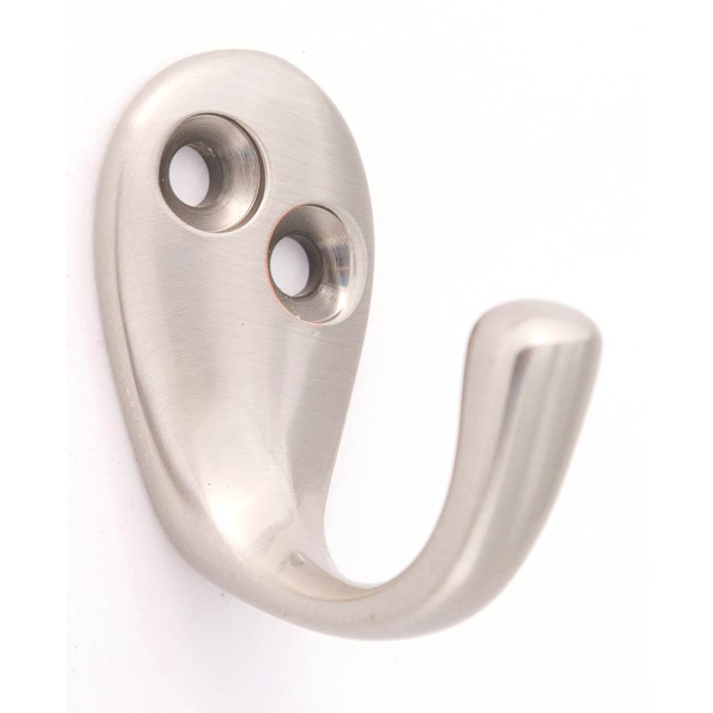 Alno - Single Robe Hook - Satin Nickel