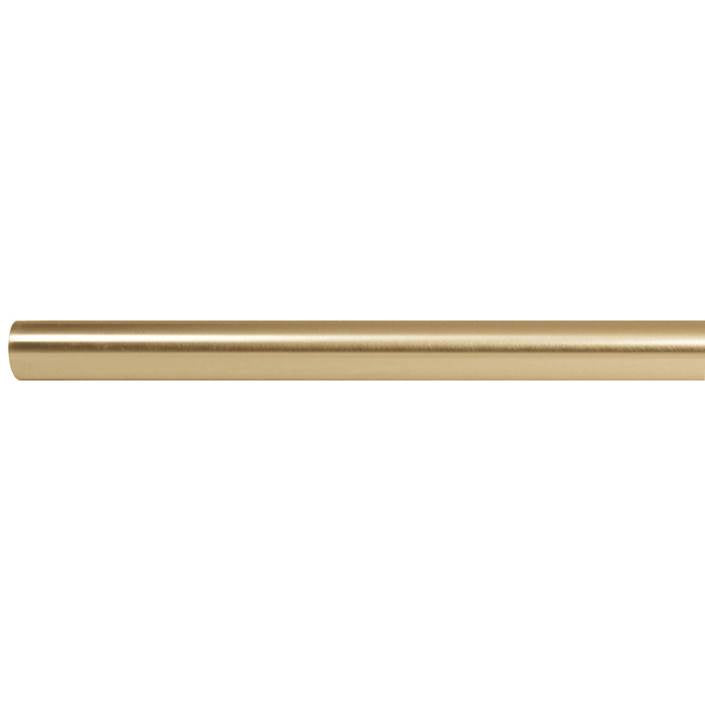 Alno - 6'' Shower Rod Only - Satin Brass