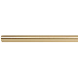 Alno - 6'' Shower Rod Only - Satin Brass