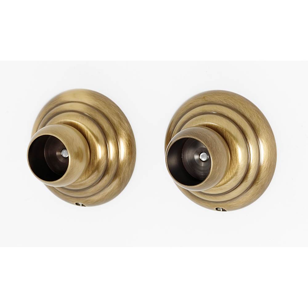 Alno - Shower Rod Brackets Only - Antique English