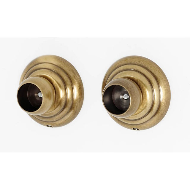 Alno - Shower Rod Brackets Only - Antique English