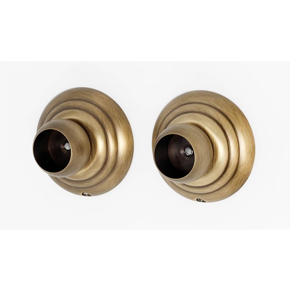 Alno - Shower Rod Brackets Only - Antique English Matte
