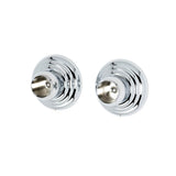 Alno - Shower Rod Brackets Only - Polished Chrome