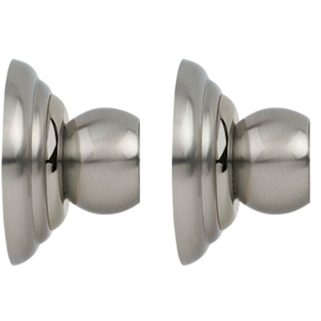 Alno - Shower Rod Brackets Only - Satin Nickel