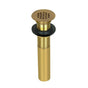 Alno - Drain - 1 1/4'' Grid Drain No Overflow Holes - Weathered Copper