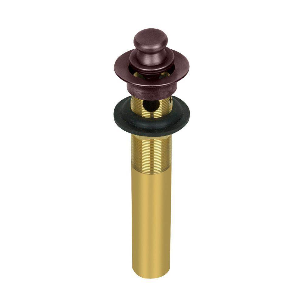 Alno - Drain - 1 1/4'' Lift and Turn Drain With Overflow Holes - Weathered Copper