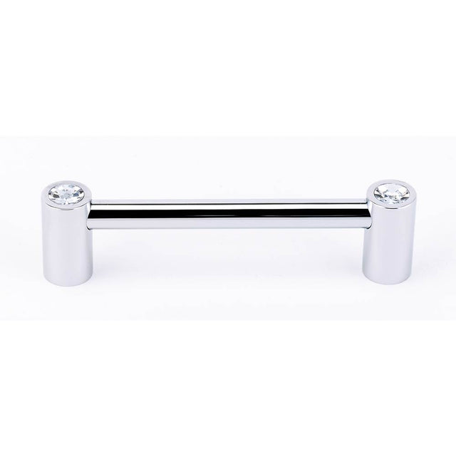 Alno - 4'' Crystal Pull - Polished Chrome