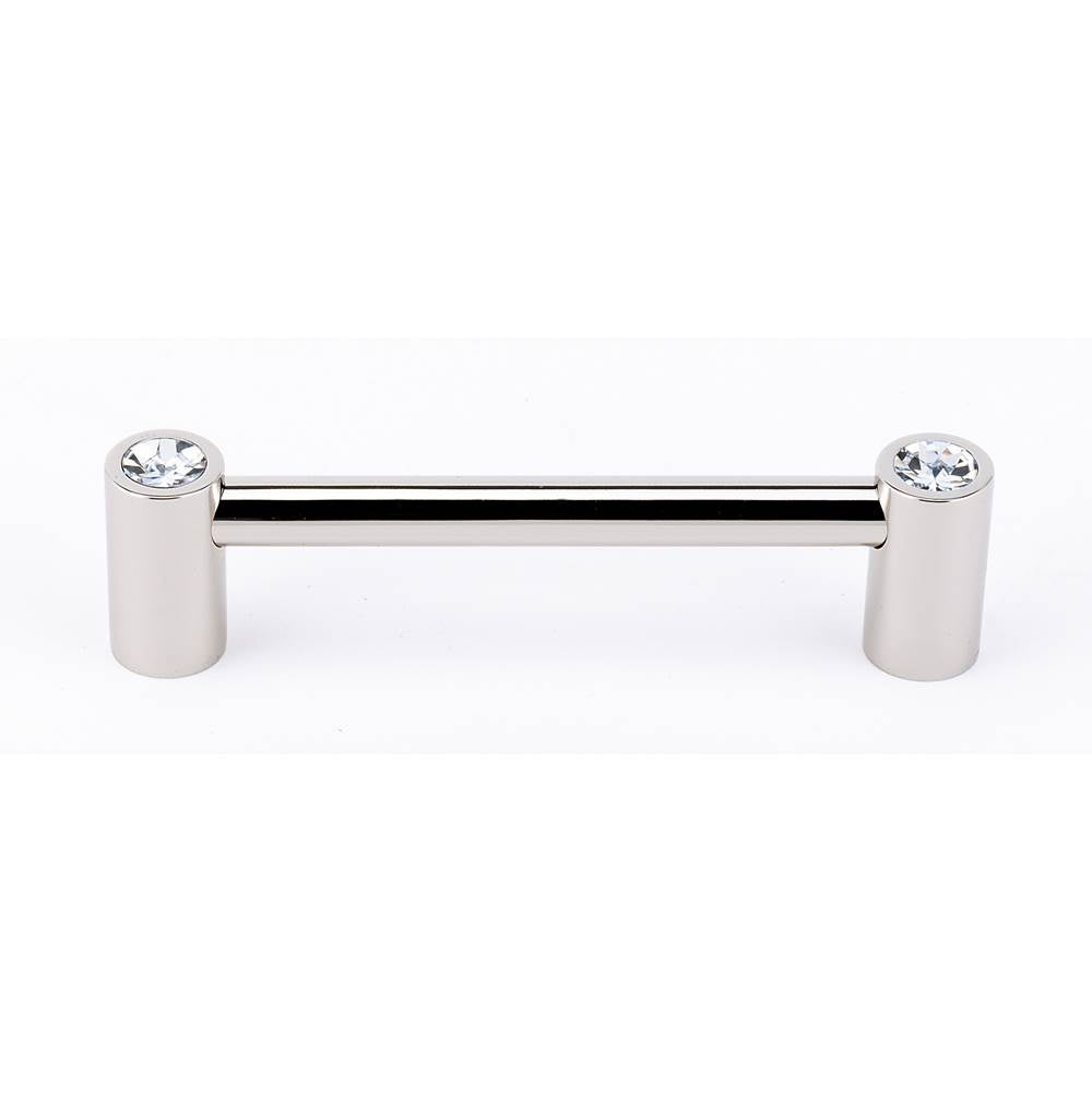 Alno - 4'' Crystal Pull - Polished Nickel