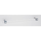 Alno - 18'' Acrylic Pull - Polished Chrome