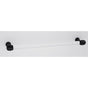 Alno - 12'' Acrylic Pull - Matte Black