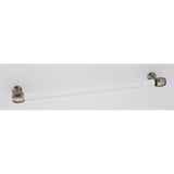 Alno - 12'' Acrylic Pull - Satin Nickel