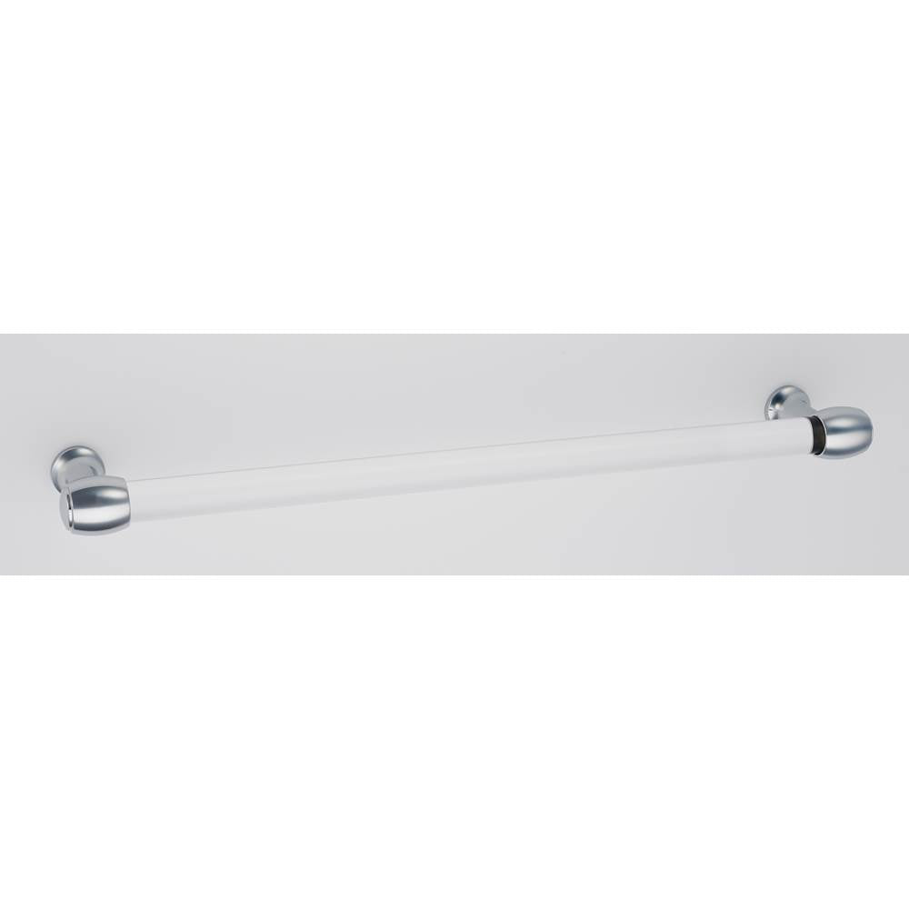 Alno - 18'' Acrylic Pull - Polished Chrome