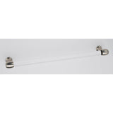 Alno - 18'' Acrylic Pull - Polished Nickel