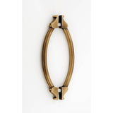 Alno - 6'' Back To Back Glass Door Pull - Antique English Matte