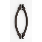 Alno - 6'' Back To Back Glass Door Pull - Chocolate Bronze