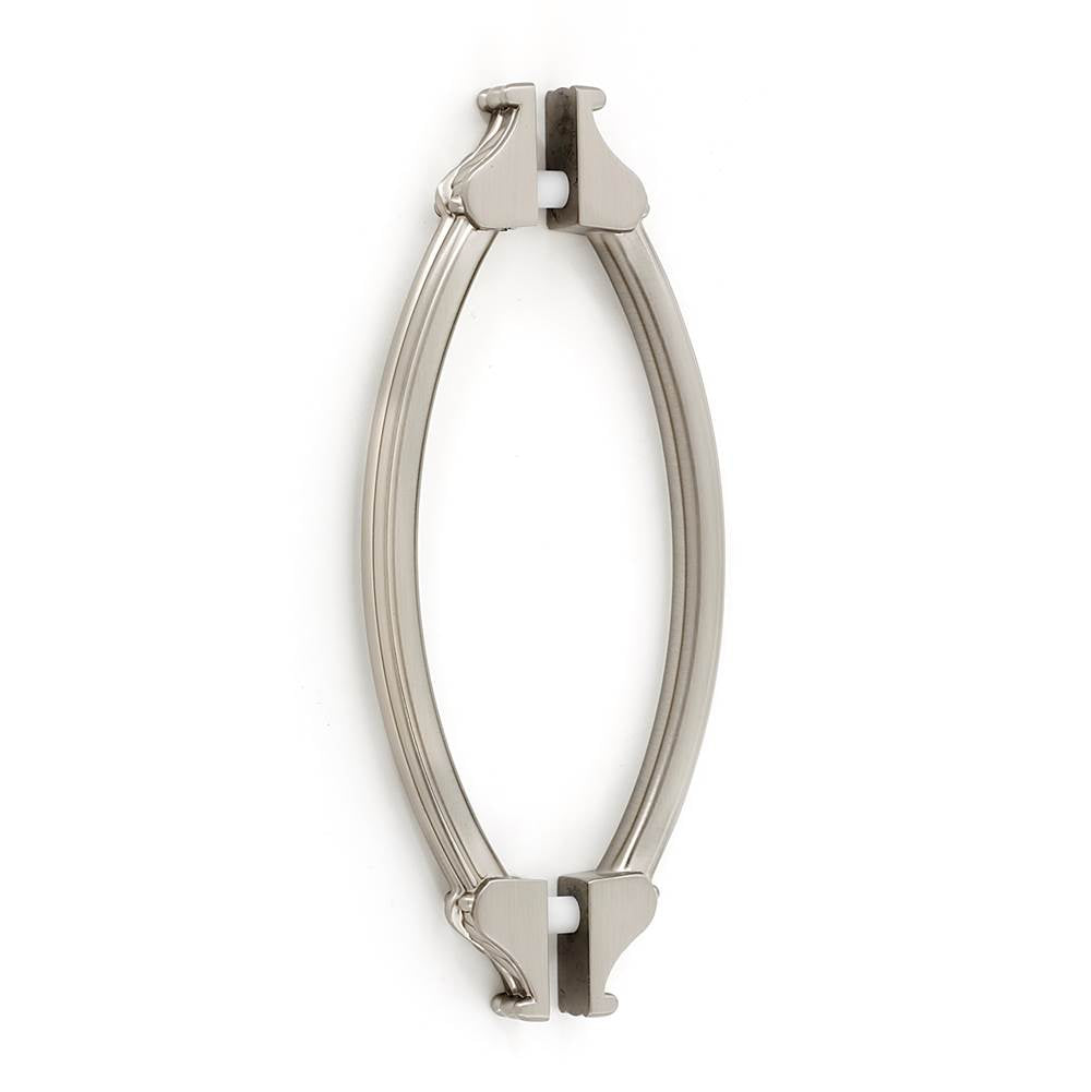 Alno - 6'' Back To Back Glass Door Pull - Satin Nickel