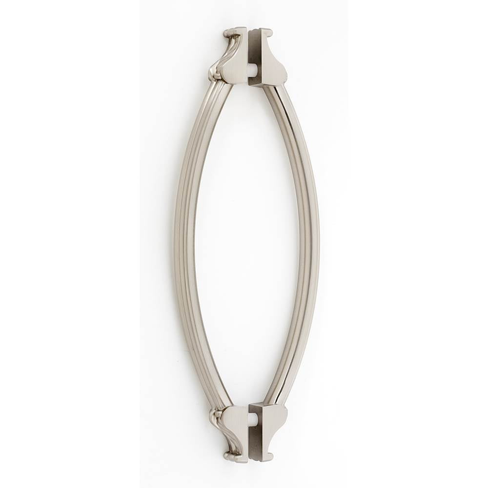 Alno - 8'' Back To Back Glass Door Pull - Satin Nickel