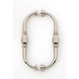 Alno - 6'' Back To Back Glass Door Pull - Polished Nickel