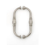 Alno - 6'' Back To Back Glass Door Pull - Satin Nickel