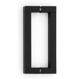Alno - 6'' Back To Back Glass Door Pull - Matte Black
