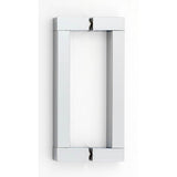 Alno - 6'' Back To Back Glass Door Pull - Polished Chrome