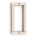 Alno - 6'' Back To Back Glass Door Pull - Polished Nickel