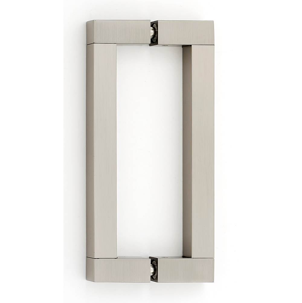 Alno - 6'' Back To Back Glass Door Pull - Satin Nickel