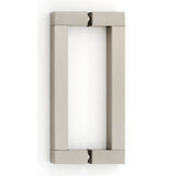 Alno - 6'' Back To Back Glass Door Pull - Satin Nickel