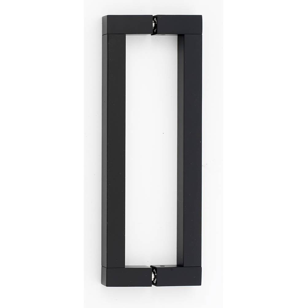 Alno - 8'' Back To Back Glass Door Pull - Matte Black