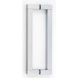 Alno - 8'' Back To Back Glass Door Pull - Polished Chrome