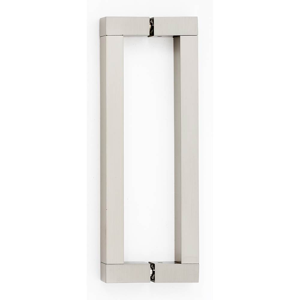 Alno - 8'' Back To Back Glass Door Pull - Satin Nickel