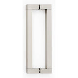 Alno - 8'' Back To Back Glass Door Pull - Satin Nickel
