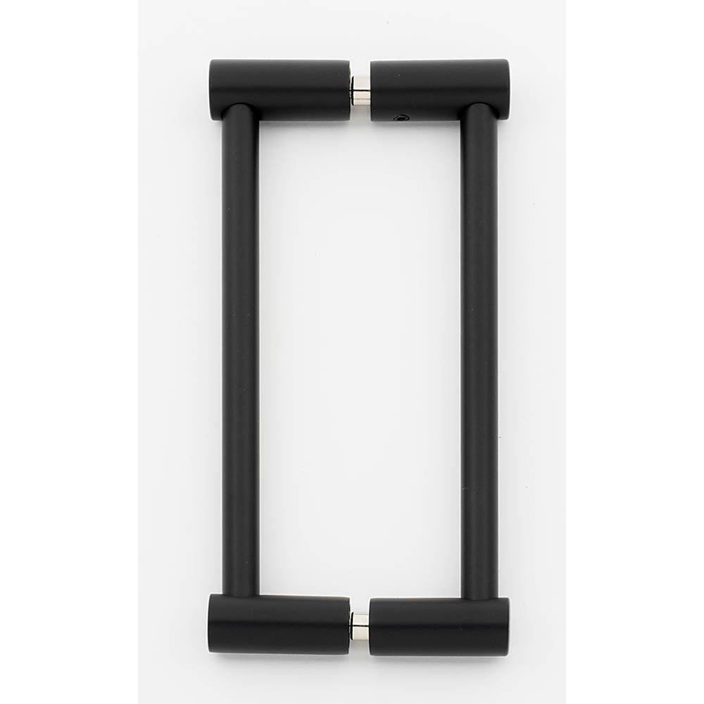 Alno - 6'' Back To Back Glass Door Pull - Matte Black