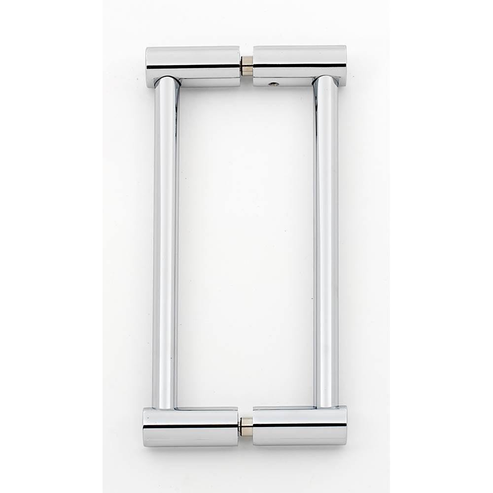 Alno - 6'' Back To Back Glass Door Pull - Polished Chrome