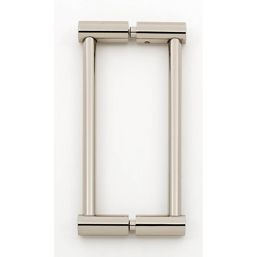Alno - 6'' Back To Back Glass Door Pull - Polished Nickel