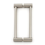 Alno - 6'' Back To Back Glass Door Pull - Satin Nickel