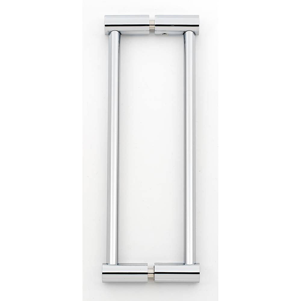 Alno - 8'' Back To Back Glass Door Pull - Polished Chrome