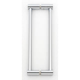 Alno - 8'' Back To Back Glass Door Pull - Polished Chrome