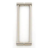 Alno - 8'' Back To Back Glass Door Pull - Polished Nickel