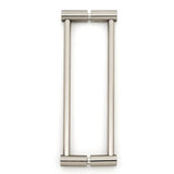 Alno - 8'' Back To Back Glass Door Pull - Satin Nickel