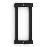 Alno - 6'' Back To Back Glass Door Pull - Matte Black