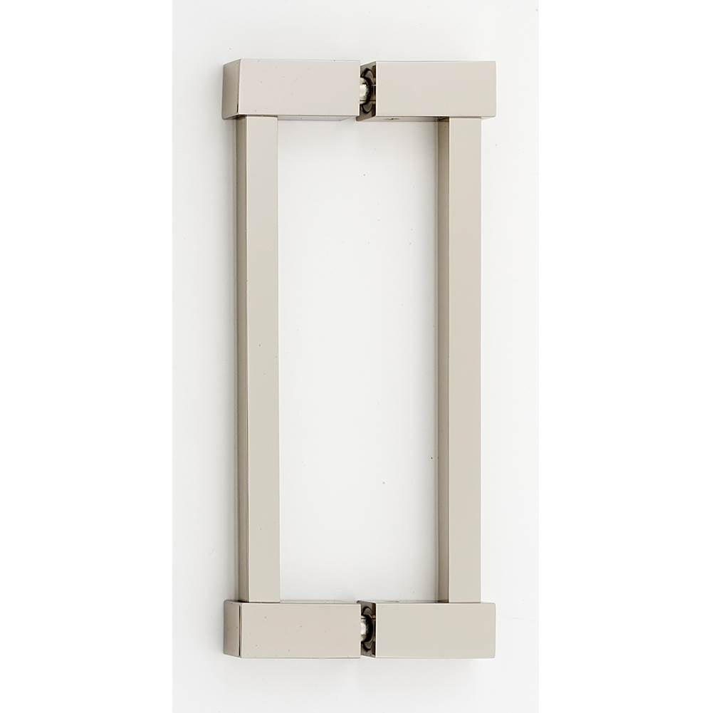 Alno - 6'' Back To Back Glass Door Pull - Polished Nickel