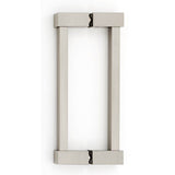 Alno - 6'' Back To Back Glass Door Pull - Satin Nickel