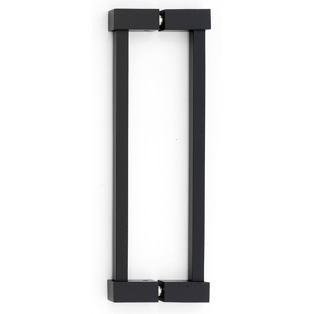 Alno - 8'' Back To Back Glass Door Pull - Matte Black