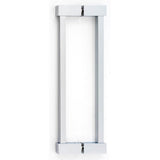 Alno - 8'' Back To Back Glass Door Pull - Polished Chrome