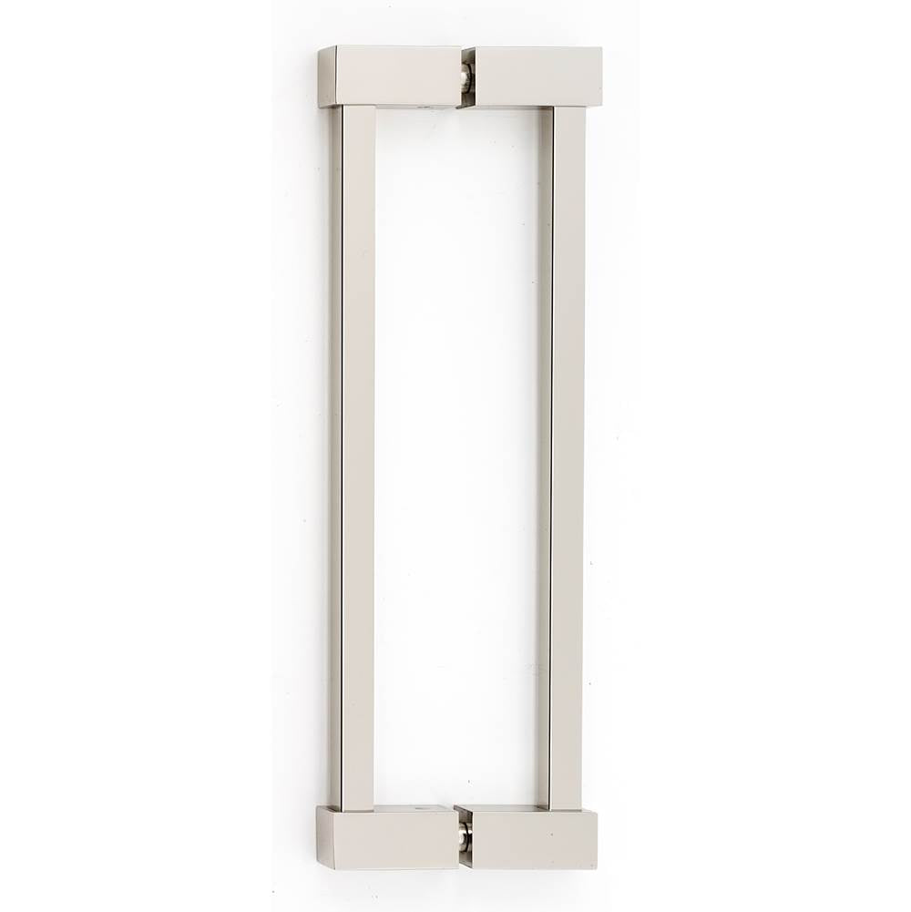 Alno - 8'' Back To Back Glass Door Pull - Polished Nickel